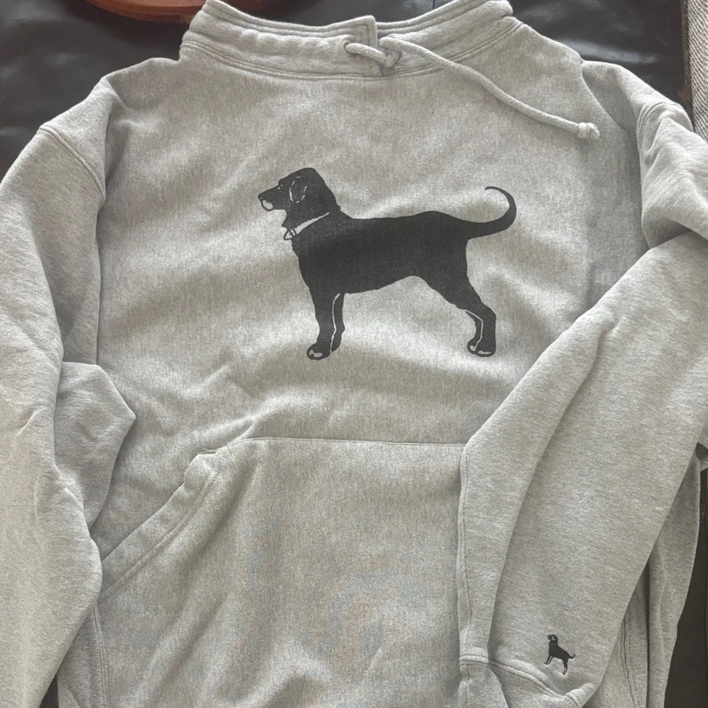 BLACK DOG Gray Hoodie. Like new and only worn 1x! - Picture 1 of 3